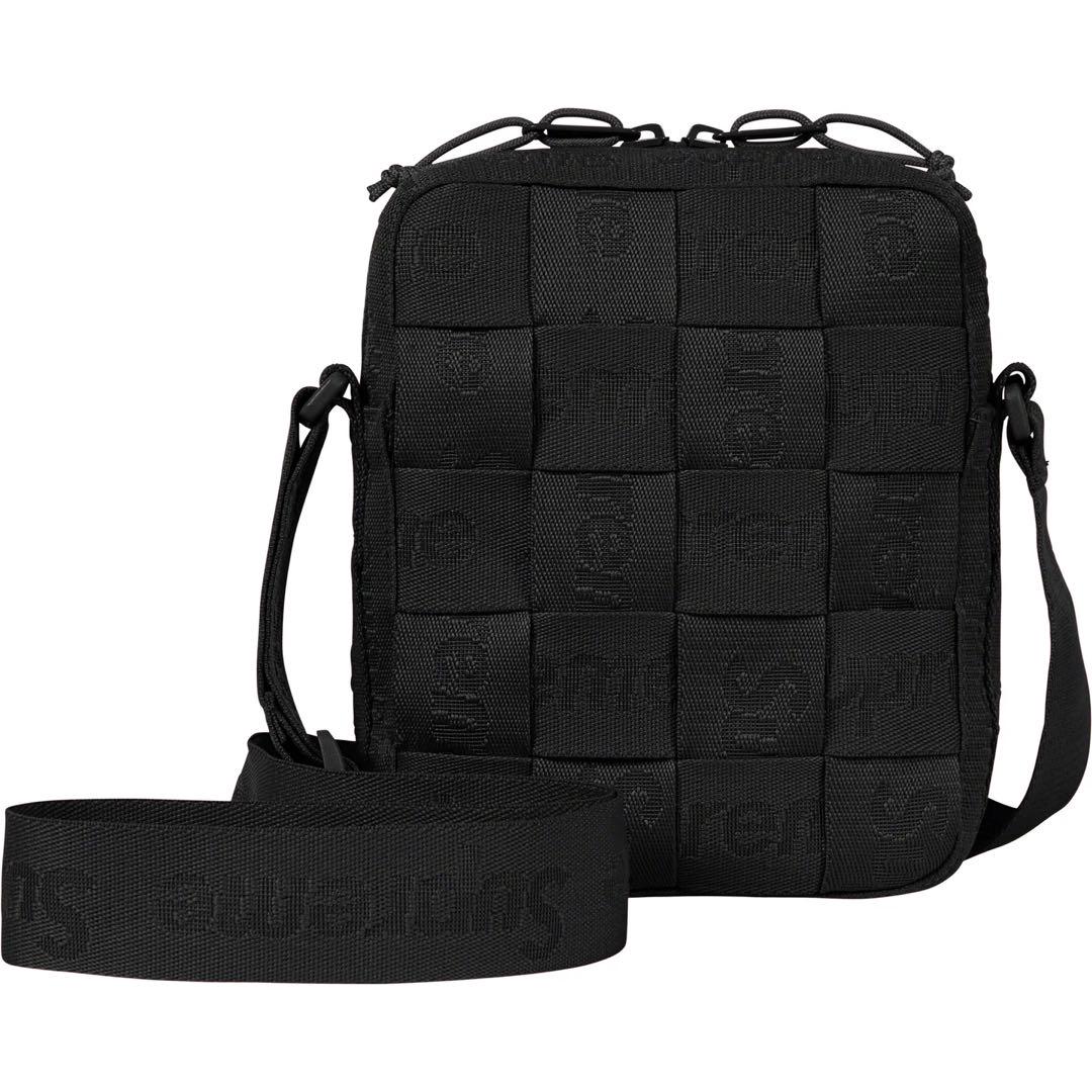 Supreme Woven Shoulder Bag ショルダーバッグ 　美品 Supreme Woven Shoulder Bag Black