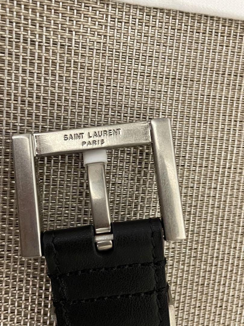 新品未使用SAINT LAURENT イブサンローラン ベルト　シルバー