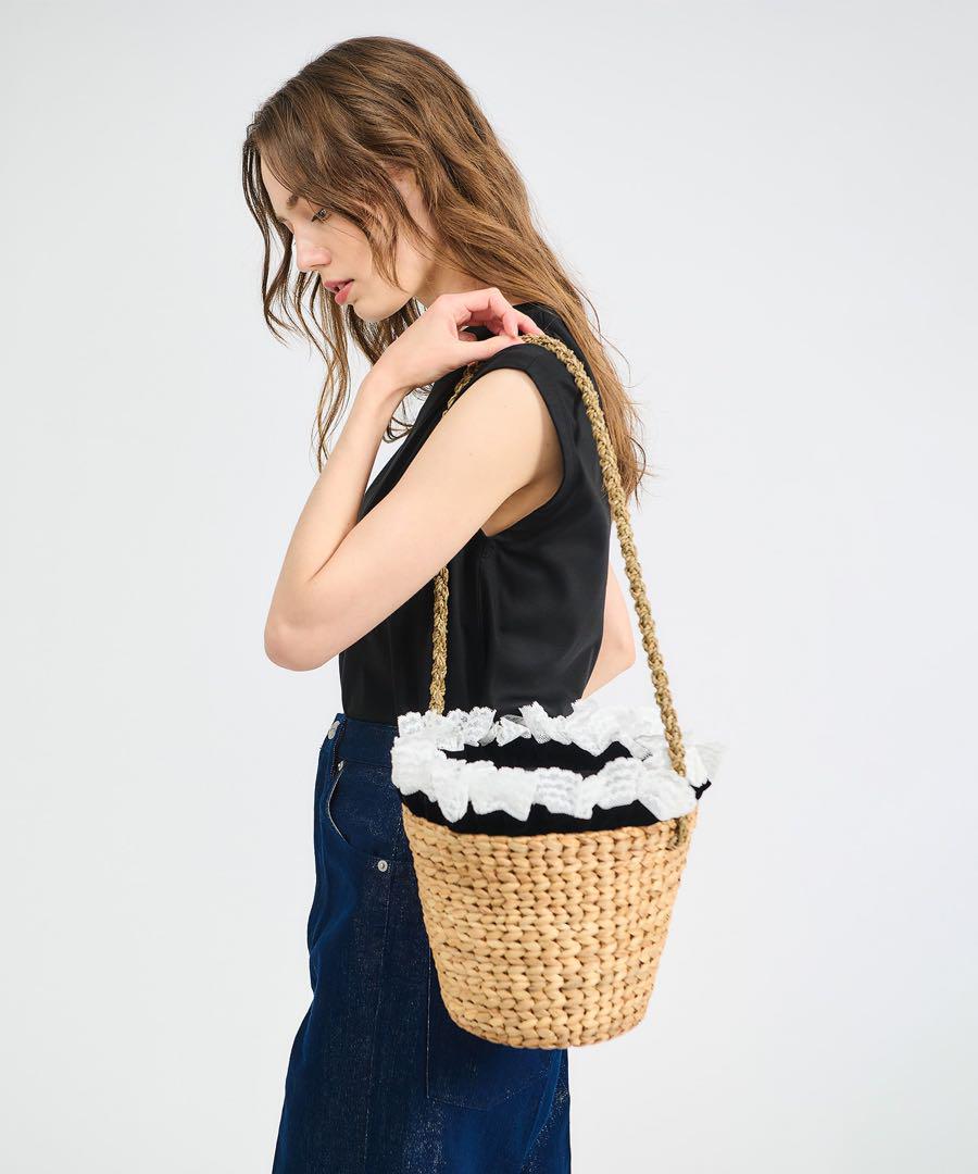 LUDLOW Water hyacinth バスケットバッグ