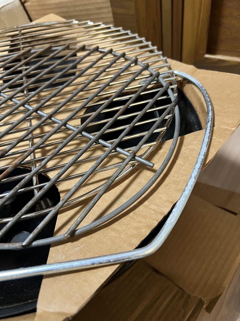 希少　Weber　スモーキージョー　グリル　木製　ウッド　ハンドル　コンロ