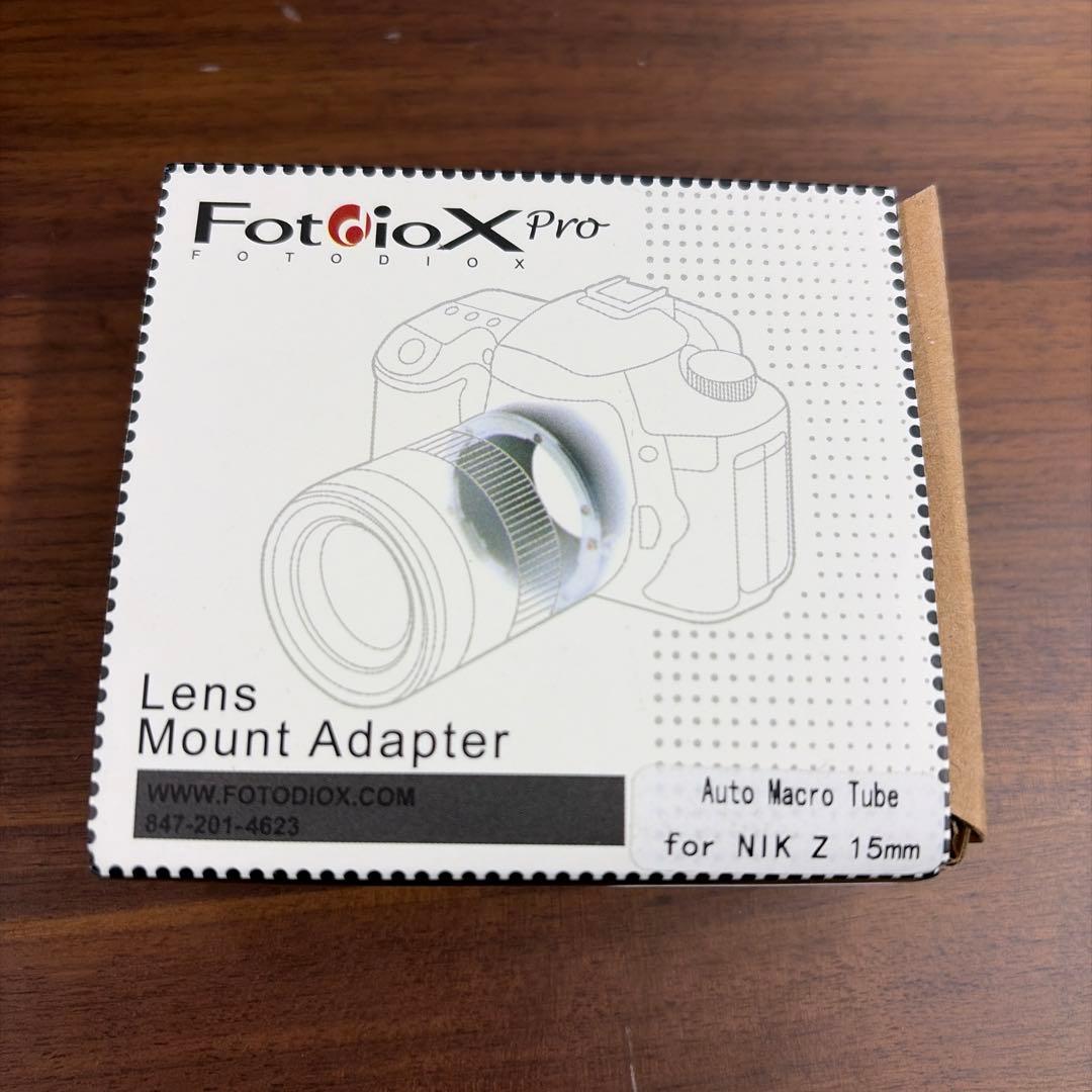 Fotodioxマクロエクステンションチューブ 電子接点装備 MTA-NKZ15