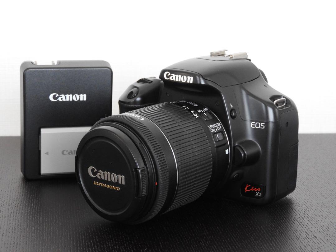 Canon EOS Kiss X2 キャノン デジタル一眼レフカメラレンズセット