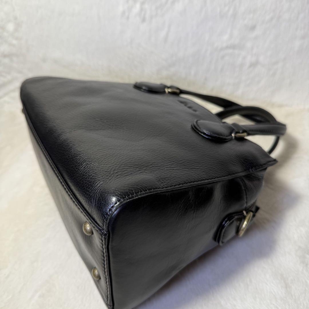 極美品 Dakota レックス レザー 2way ハンド ショルダーバッグ