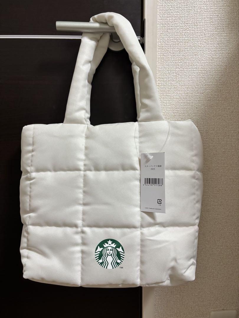 【送料込】STARBUCKS キルティング A4 トートバッグ 未使用] スターバックス キルティング トートバッグ （2023
