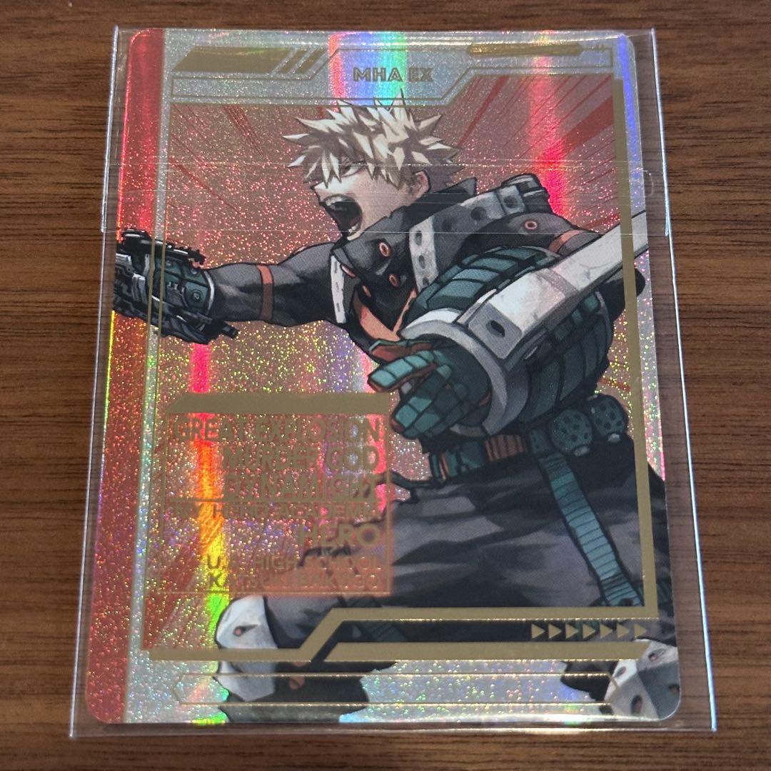 ヒロアカ 原画展 グッズ付きチケット コレクションカード 爆豪
