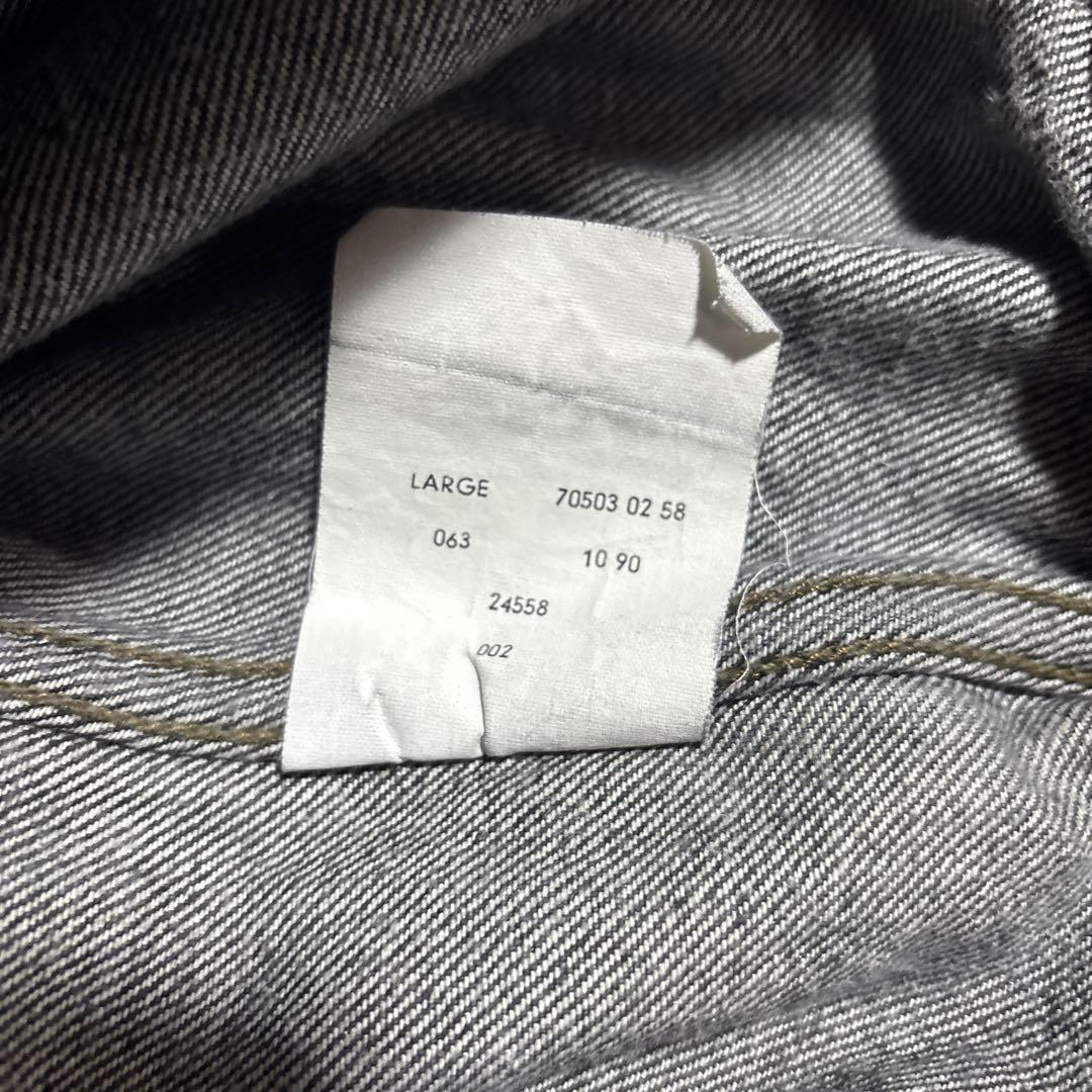 LEVI’S 90s ブラックデニムジャケット 70503 サイズL