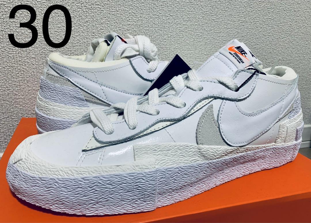 【新品】sacai × Nike Blazer Low White Patent
