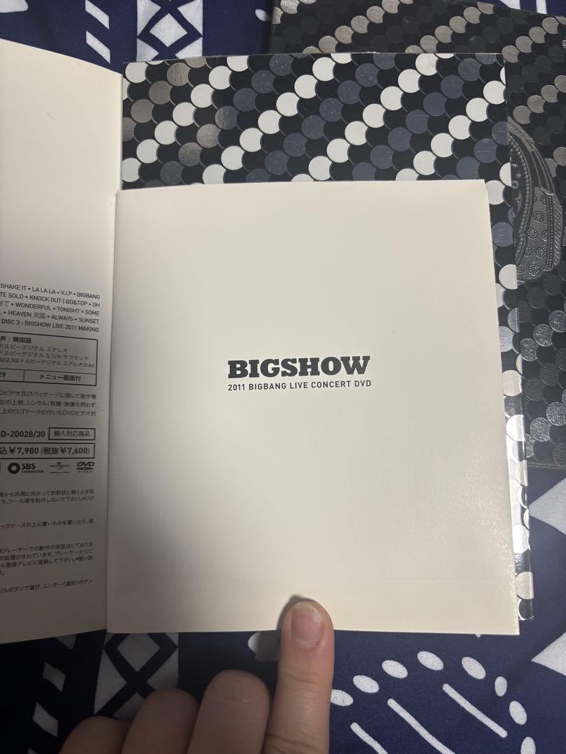 2011 BIGBANG LIVE CONCERT DVD 3枚　ブックレット付