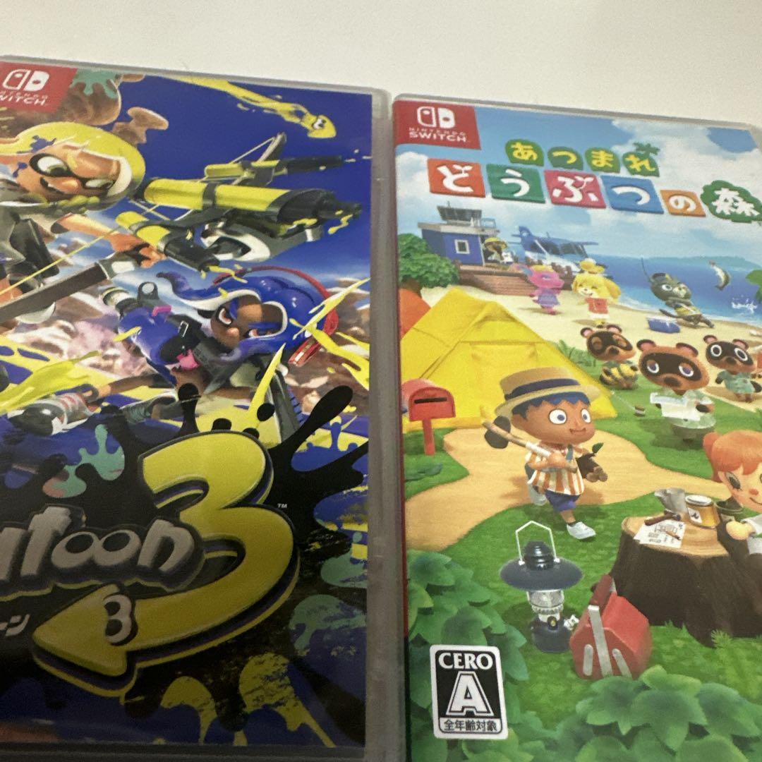 Switch スプラトゥーン あつ森 ケースのみ - メルカリ