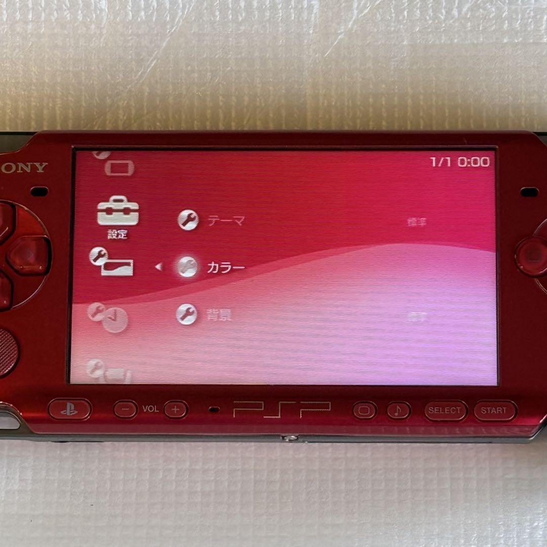 【海外限定】 美品】PSP-3000 ラディアント レッド 箱付き その他