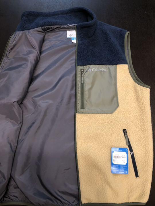 新品 フリースベスト XL NpxVi-m89679237369 タグ付き コロンビア 定番即納