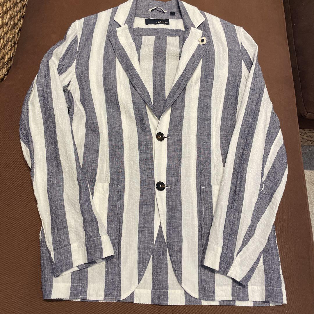 ラルディーニ LARDINI シアサッカージャケット サイズXXS