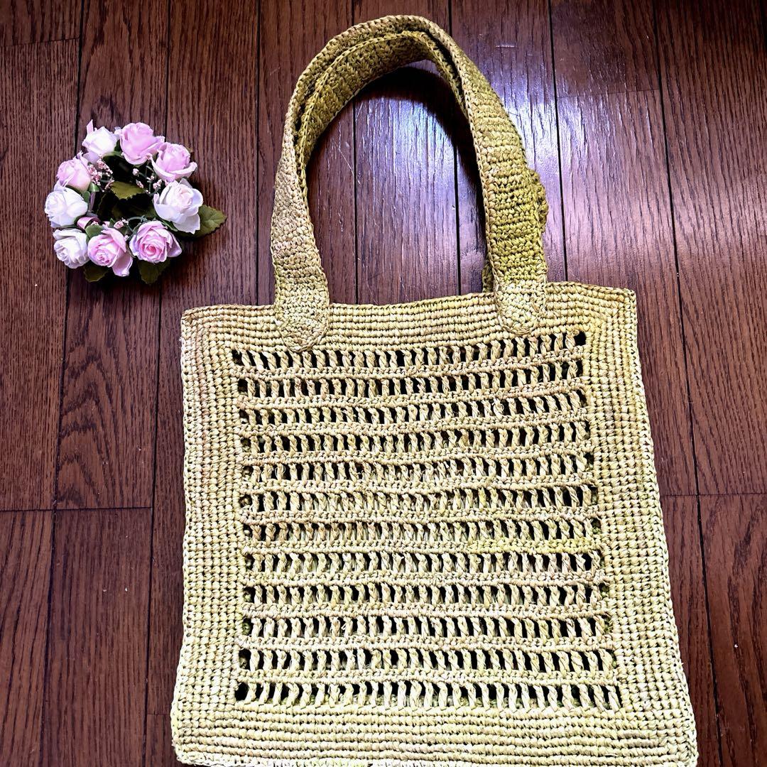 【超美品】MAISON NH PARIS　かごバッグ　TOMORROWLAND 超美品】MAISON NH PARIS かごバッグ TOMORROWLAND - メルカリ