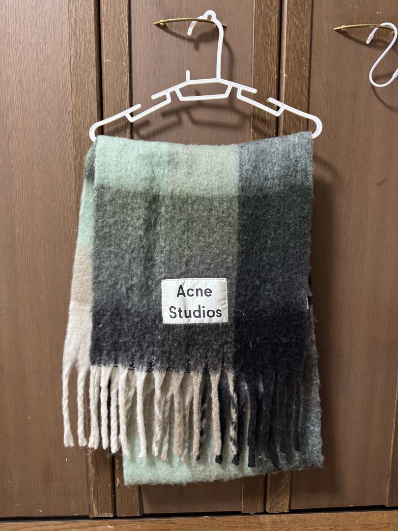 Acne Studios マフラー マルチカラー Acne Studios アクネ ACNE STUDIOS マフラー MOHAIR CHECK SCARF
