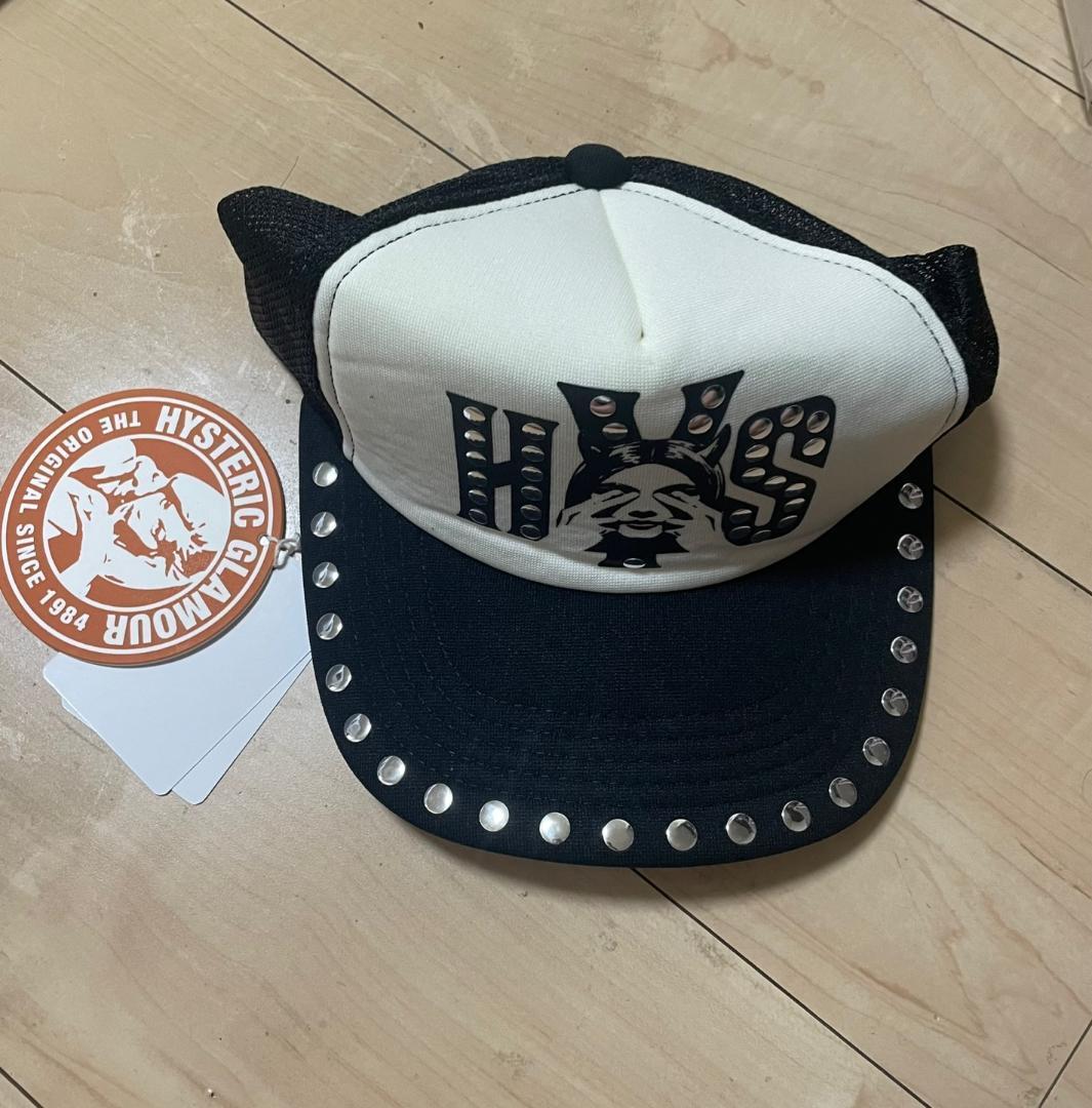 HYSTERICGLAMOUR See No Evil Cap BLACK