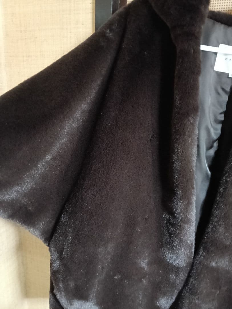 CADUNÉ ブラウン ファーコート 38 CADUNÉ ブラウン ファーコート 38