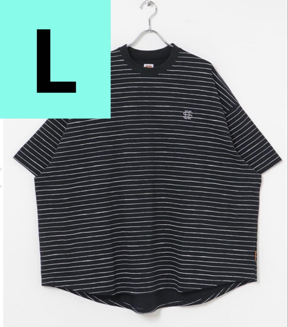 SEESEE SUPERBIG ROUND BOARDER TEE Lサイズ SEESEE SUPERBIG ROUND BOARDER SS TEEネイビー - メルカリ