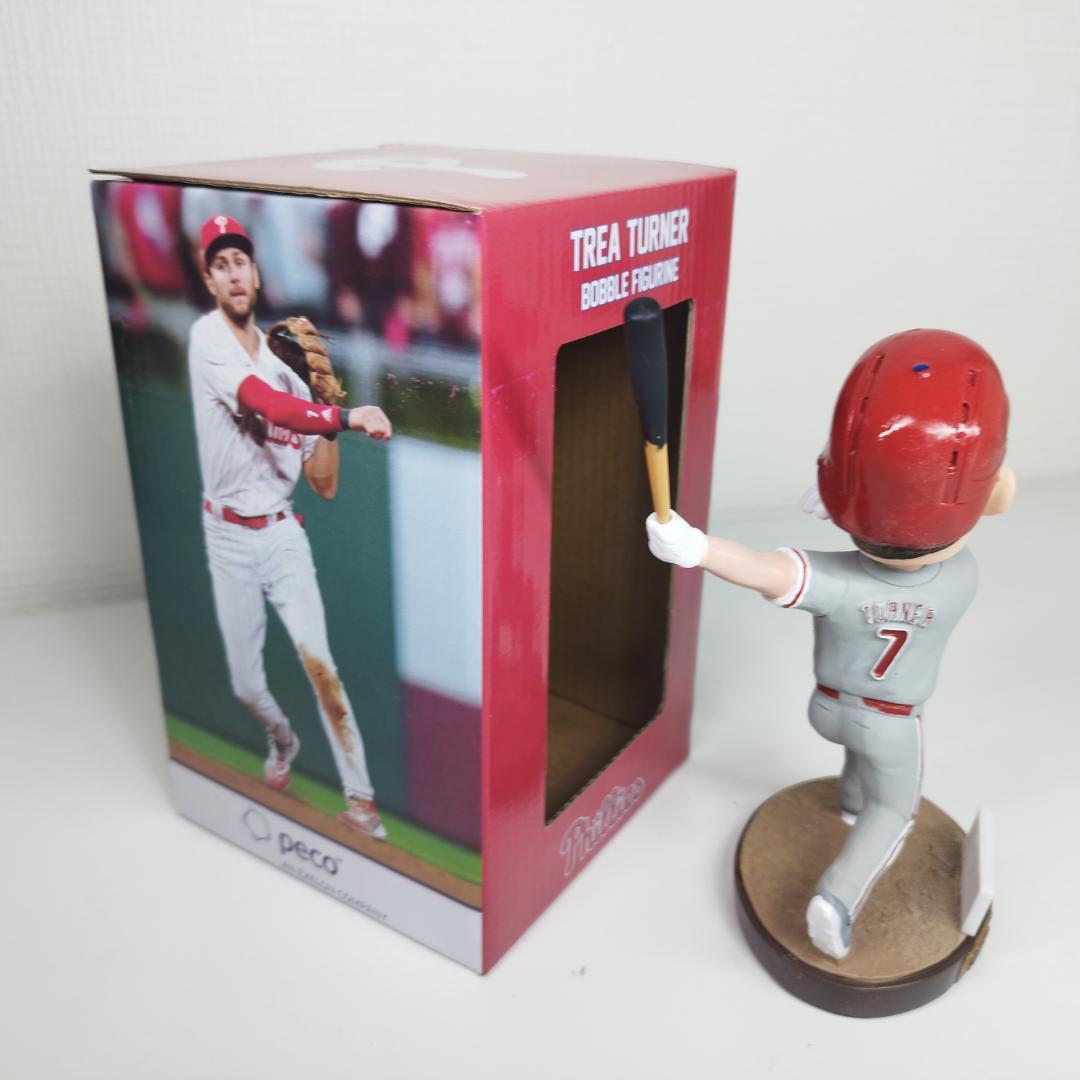 【新品未使用】フィリーズ 2024年球場配布 トレイ・ターナー ボブルヘッド トレイ ターナー ボブルヘッド 球場配布品 首振り人形 新品