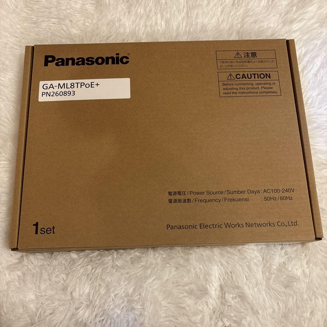 Panasonic スイッチングハブ GA-ML8TPoE+(PN260893) - メルカリ