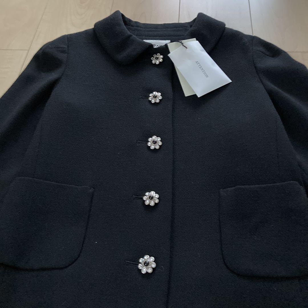 定番のお歳暮 SHIMADA 新品未使用49AV.JUNKO ジャケット40 40 花形ボタン ジャケット・アウター