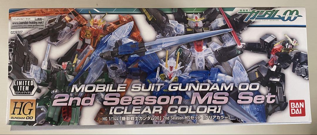 HG 1/144 ガンダム00セカンドシーズンクリアセット