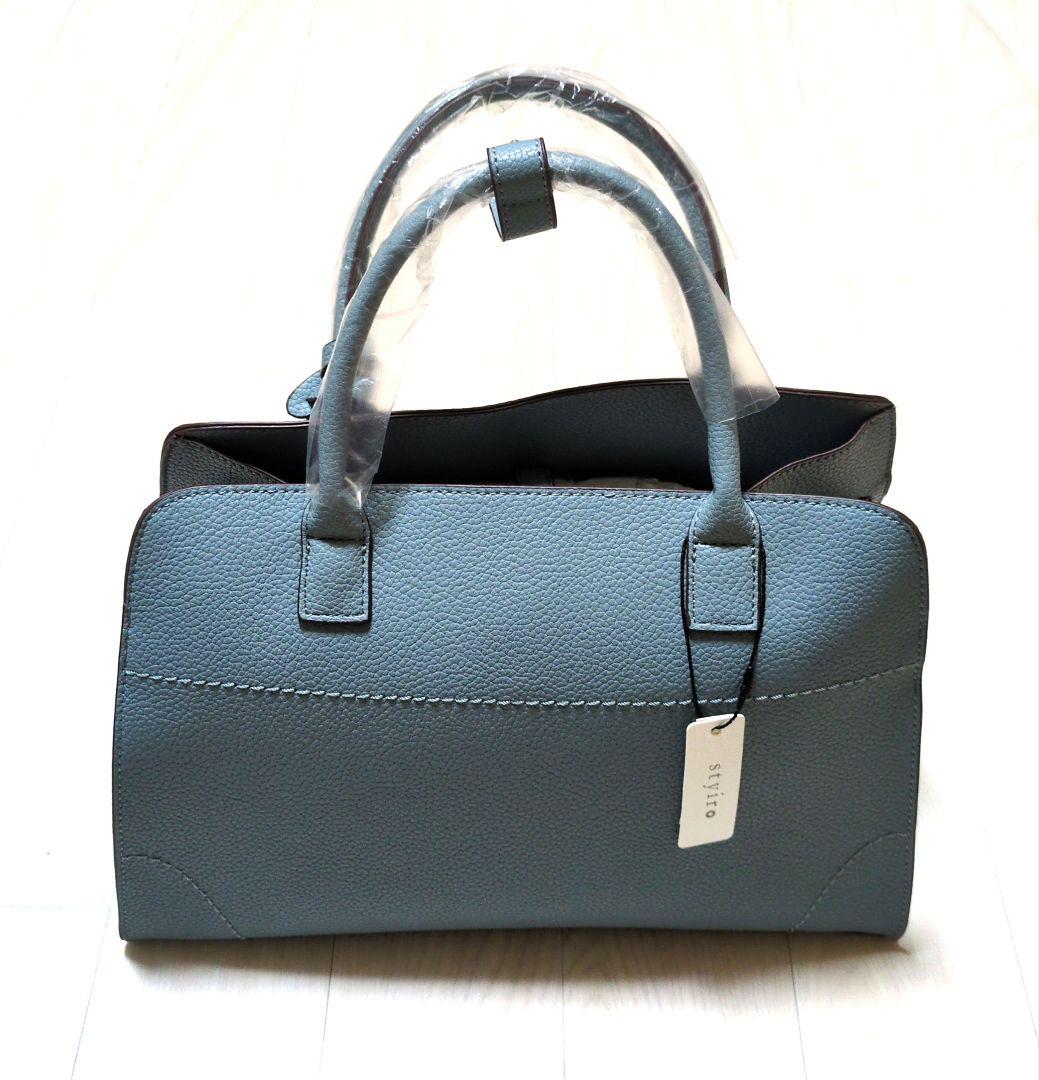 【新品】Styiro ステッチエアリートートバッグ ブルーバッグ