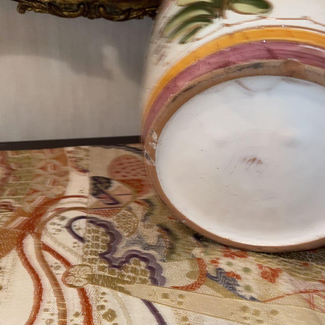 イタリア製　花瓶　陶器