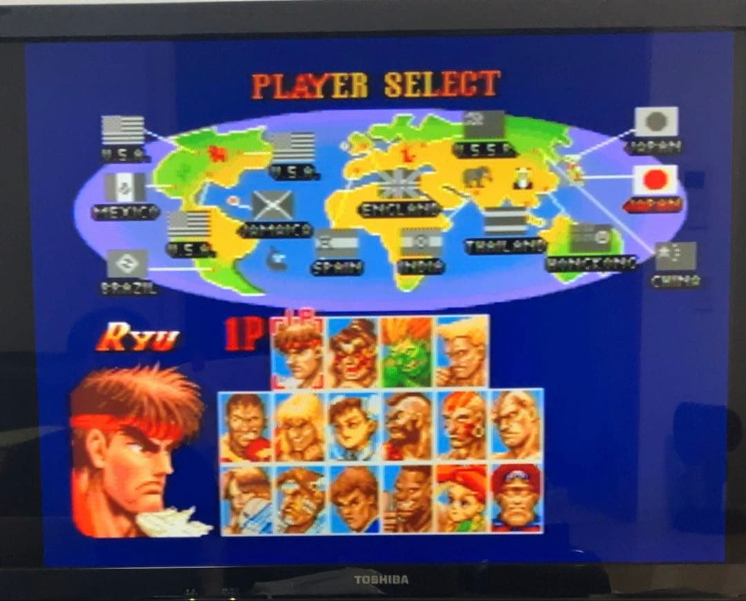 メガドライブ　スーパーストリートファイター２