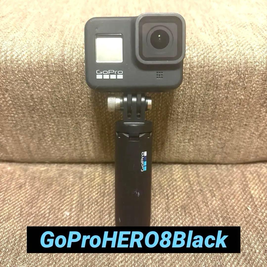 動作良好 GoProHERO8Black画面右上割れあり あり