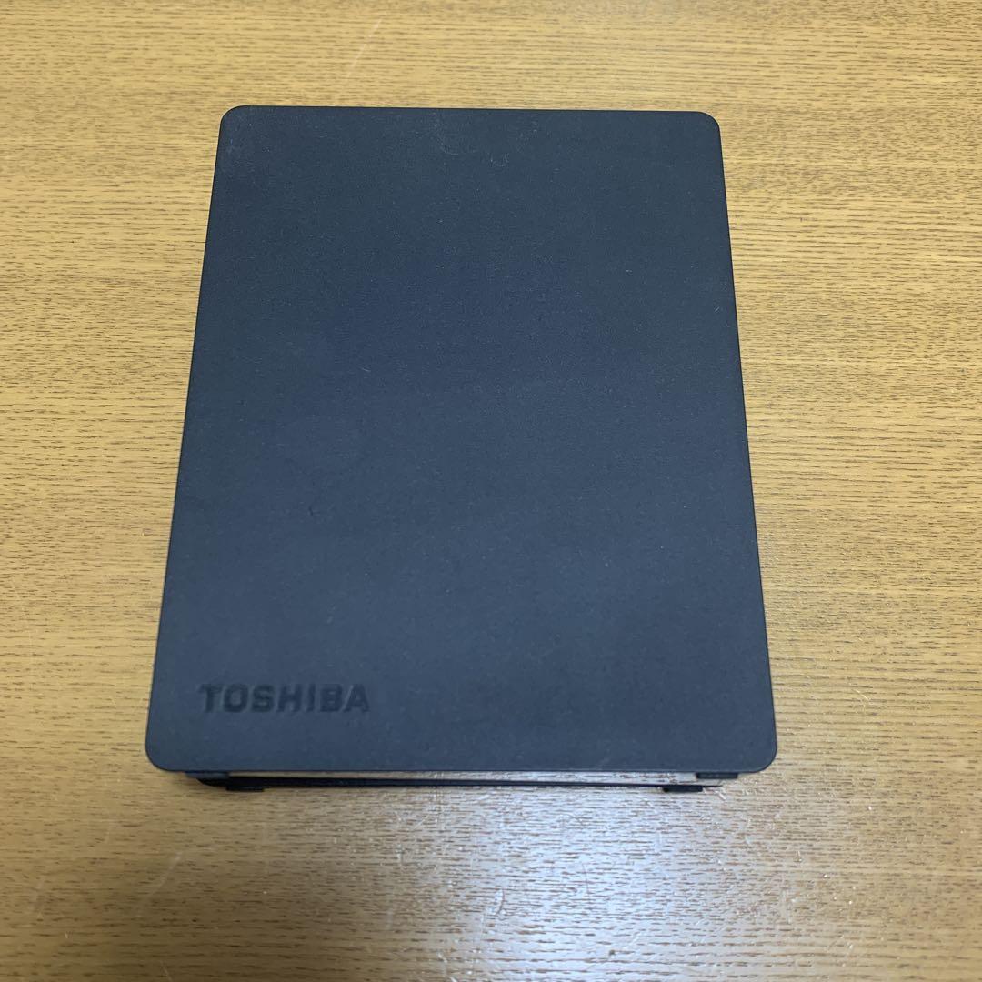 東芝 HD-EA10TK 外付けハードディスク　黒　1.0TB コード
