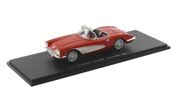 1/43 スパーク シボレー コルベット コンバーチブル 1960 レッド