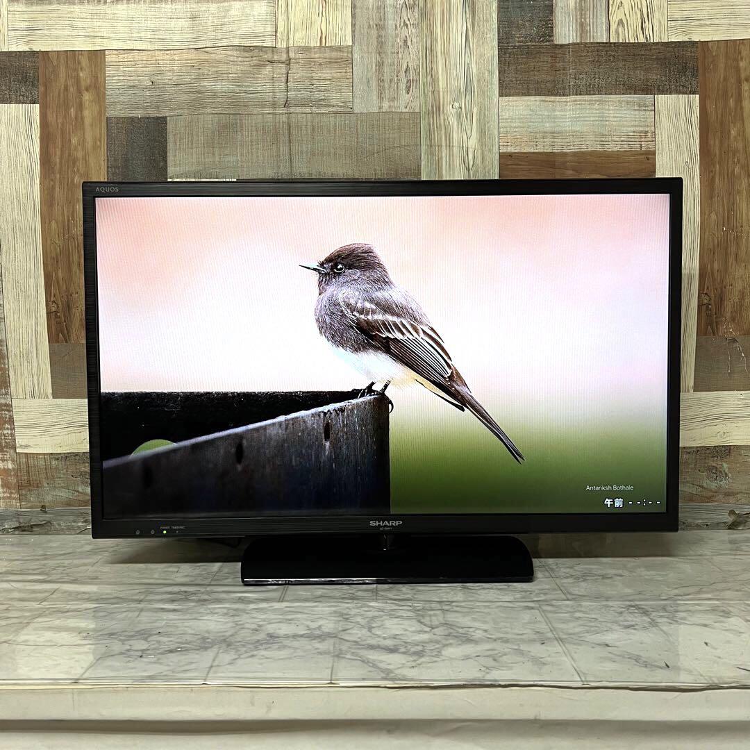 即日受渡❣️全国送料込シャープ32型液晶テレビ外付けHDD録画対応スリムデザイン