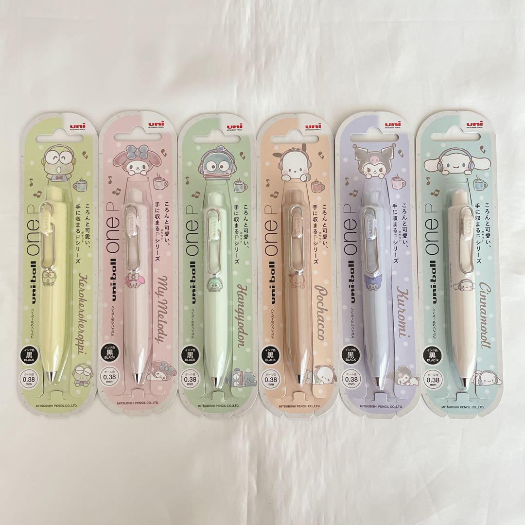 新品　ユニボールワンP サンリオ　ボールペン　6点セット