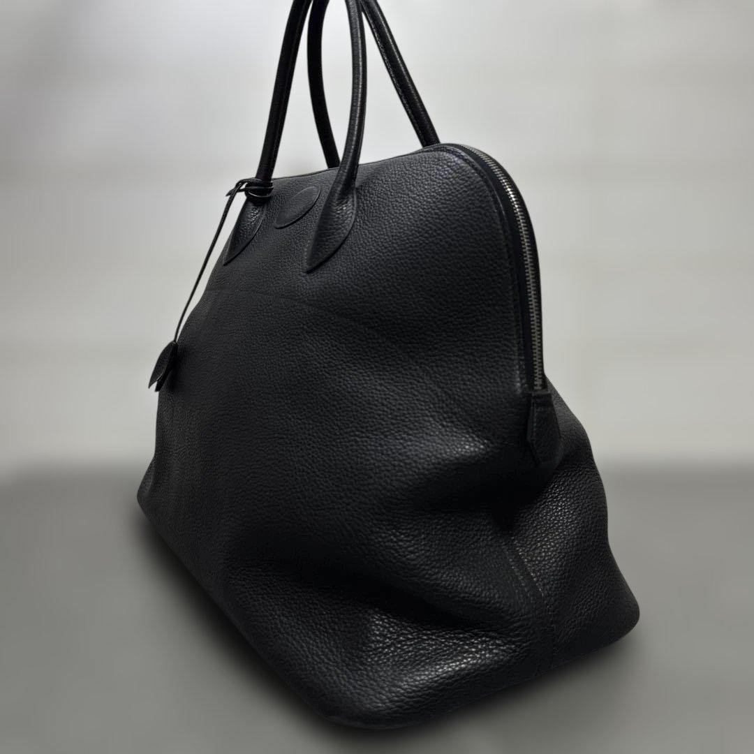 レア品　HERMES エルメス　ボリード45 ブラック　トリヨンクレマンス