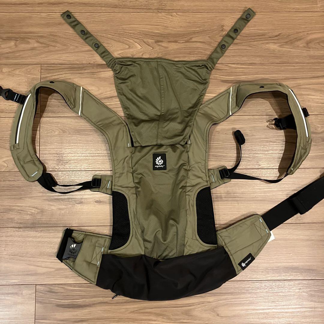 【美品】エルゴベビー AWAY CARRIER オリーブグリーン