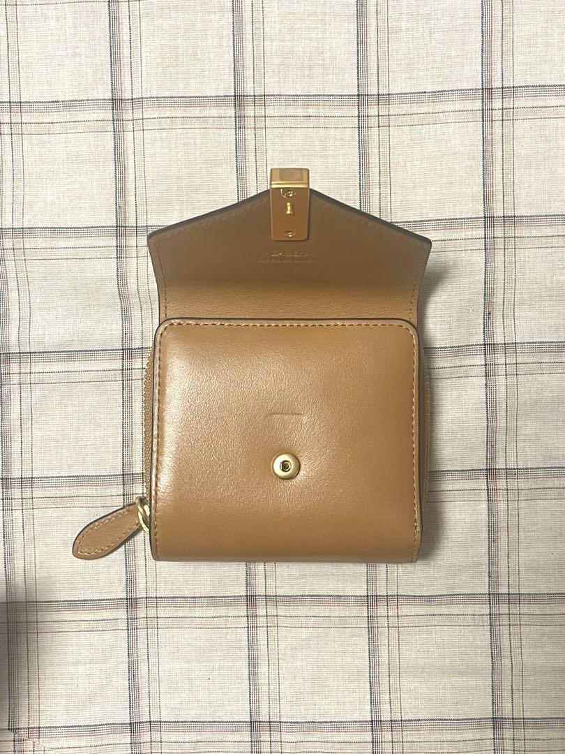 Polo by Ralph Lauren 三つ折り財布 ブラウン レザー
