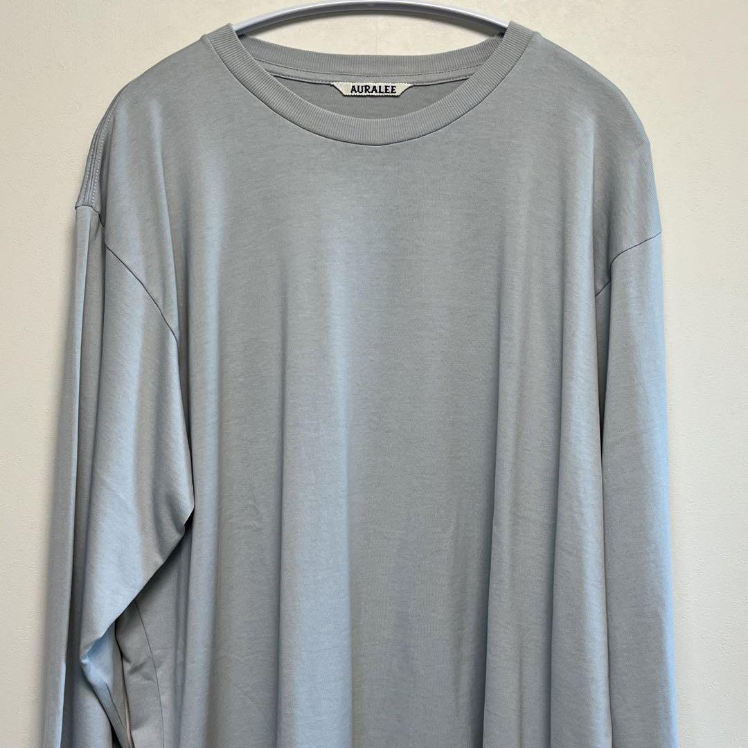 AURALEE LUSTER PLAITING L/S TEE 希少品 美品