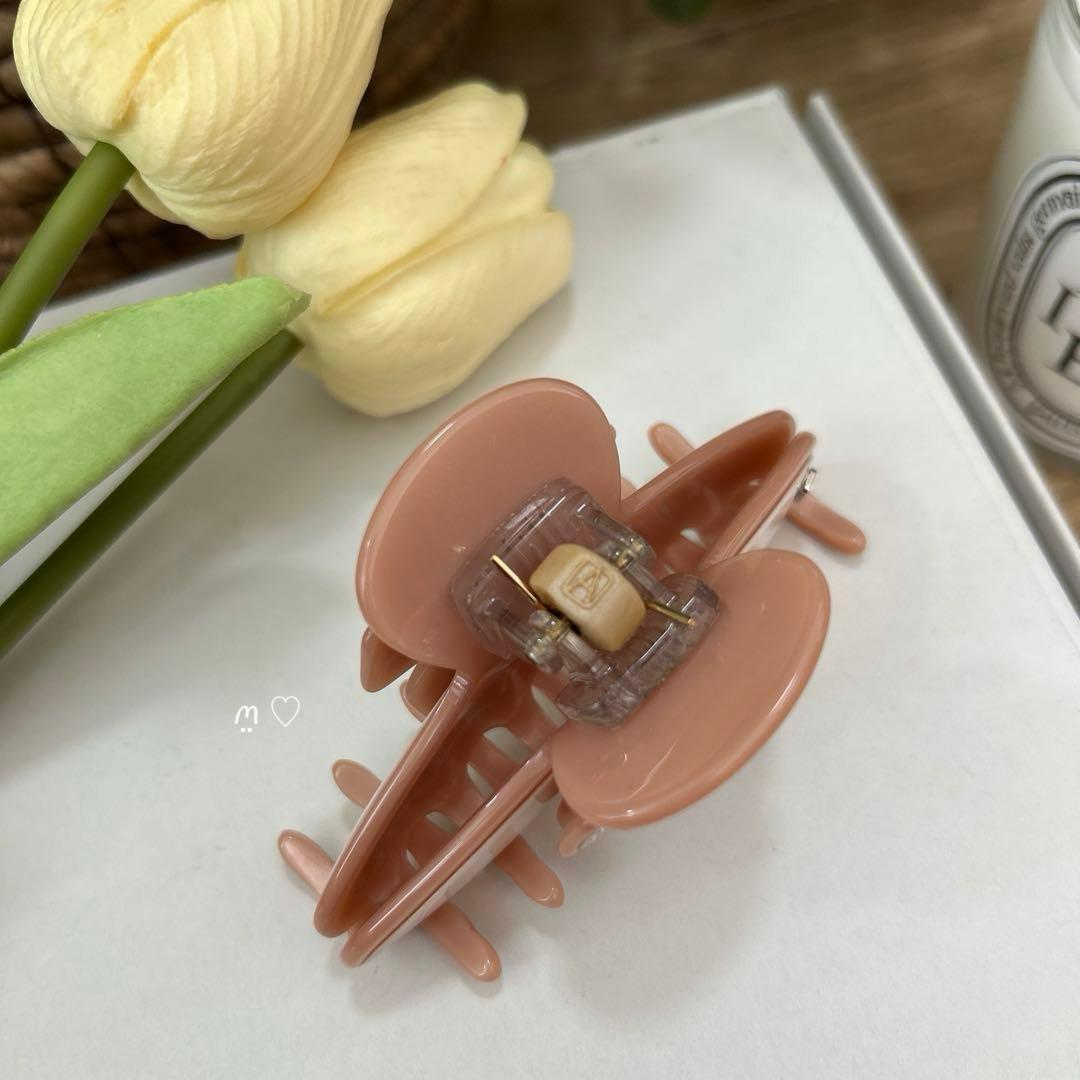 アレクサンドルドゥパリ リボンヘアクリップ バタフライ バンスクリップ ピンク アレクサンドルドゥパリ リボンヘアクリップ バタフライ バンスクリップ ピンク