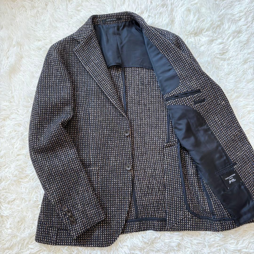 美品 タリアトーレ ブリッラ テーラードジャケット 44 イタリア製 美品 タリアトーレ ブリッラ テーラードジャケット 44 イタリア製