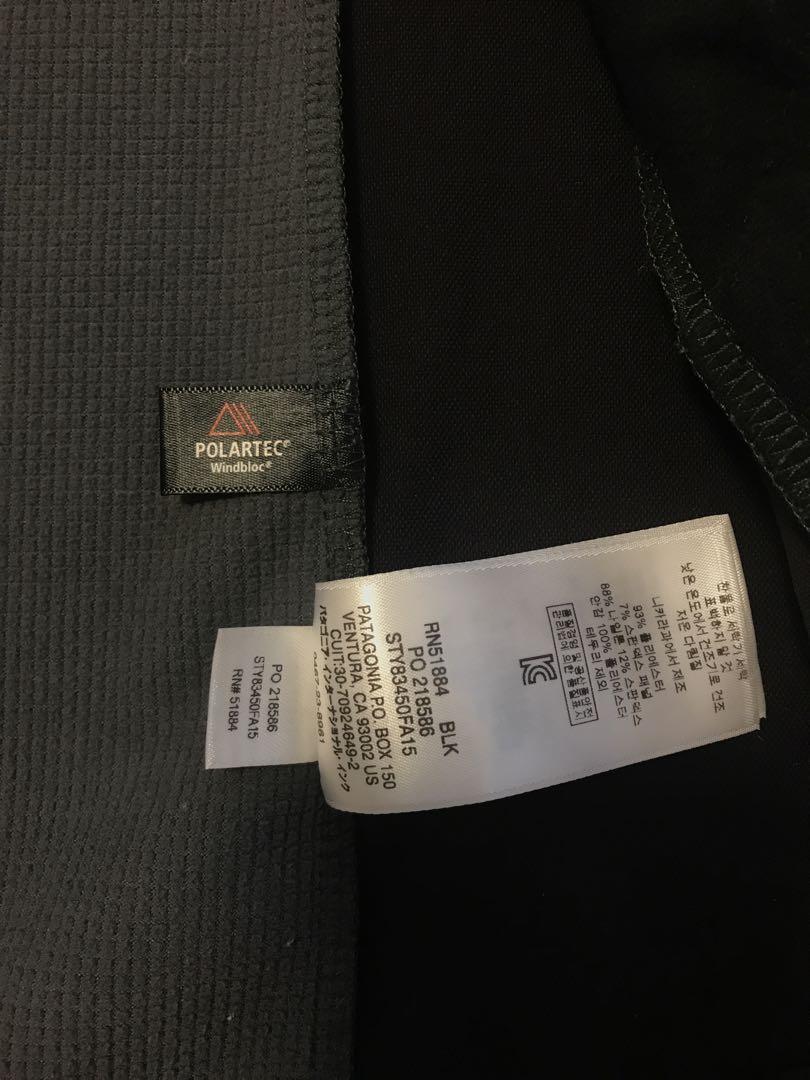 美品 patagonia アズ ジャケット ブラック