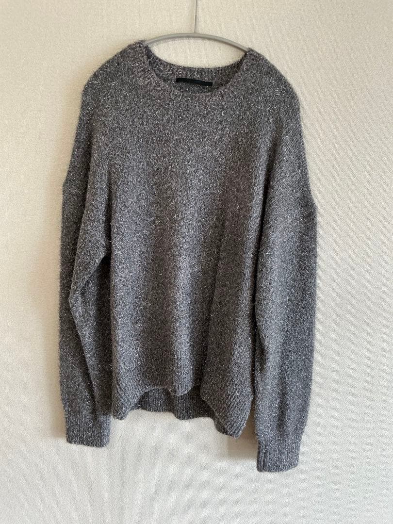 AP STUDIO グレーラメニットFREE SIZE・AP STUDIO