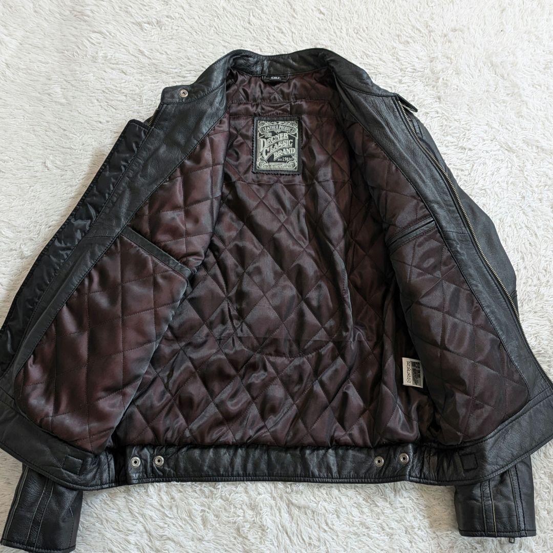 美品✨デグナー ライダースジャケット 13WJ-1C  羊革　メンズ   黒