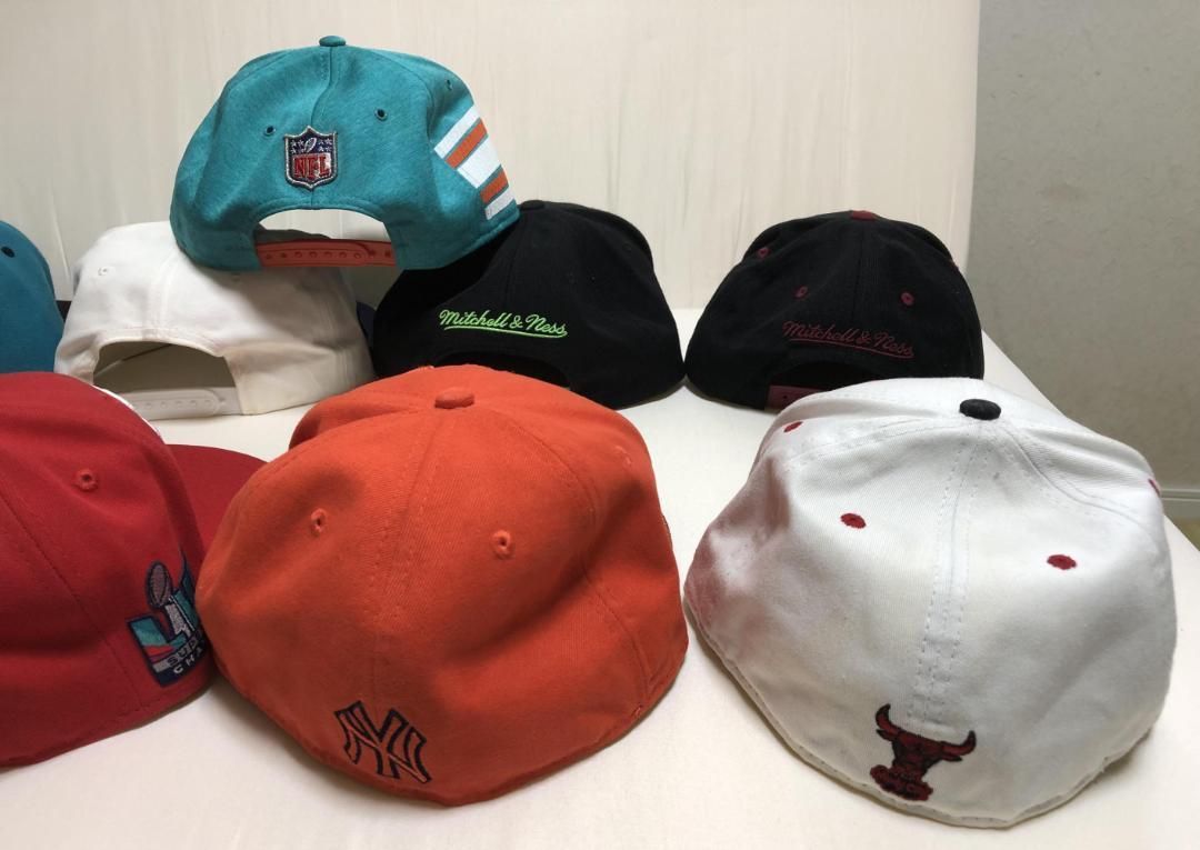 New Era, Mitch&Ness など 9個セット まとめ売り キャップ New Era, Mitch&Ness など 9個セット まとめ売り キャップ