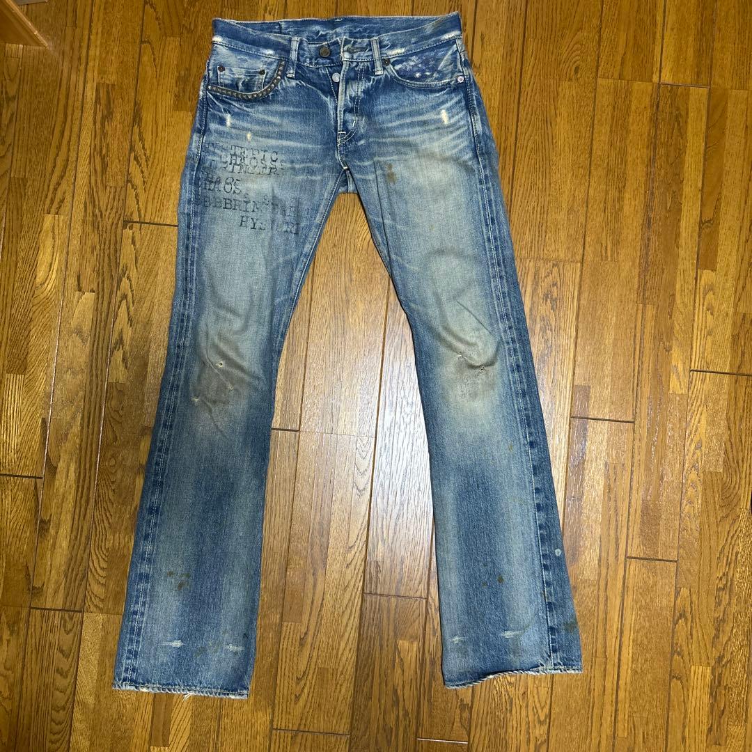 HYSTERIC GLAMOUR ストレートデニム