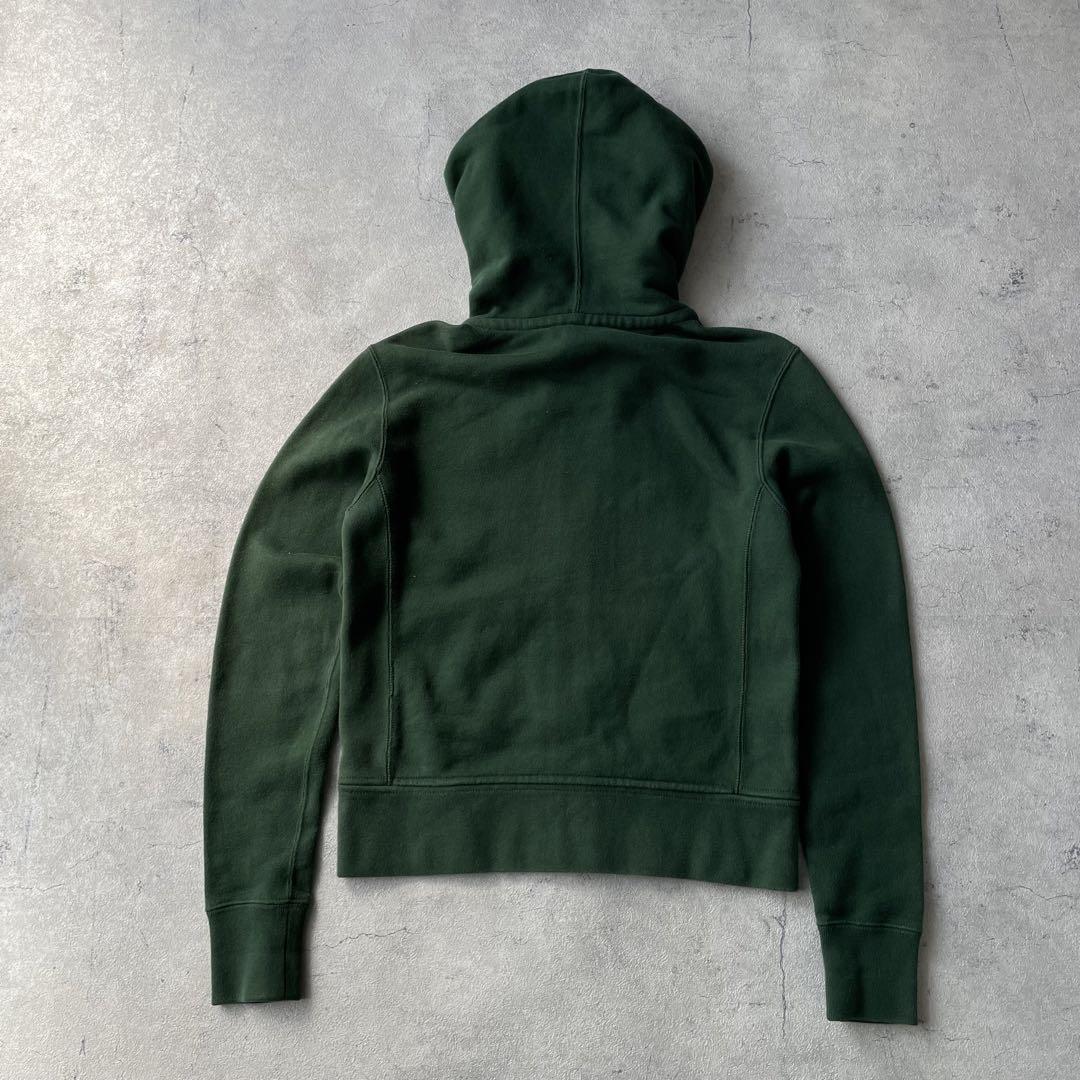 RALPH LAUREN ラルフローレン フルジップ パーカー ロゴ 緑