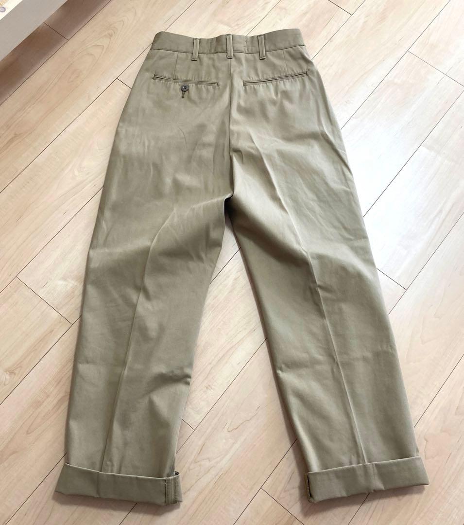 THE SHINZONE ベージュ ハイウエストチノパンツ 34 ビショップS THE SHINZONE GINKGOPHARMACY_COM