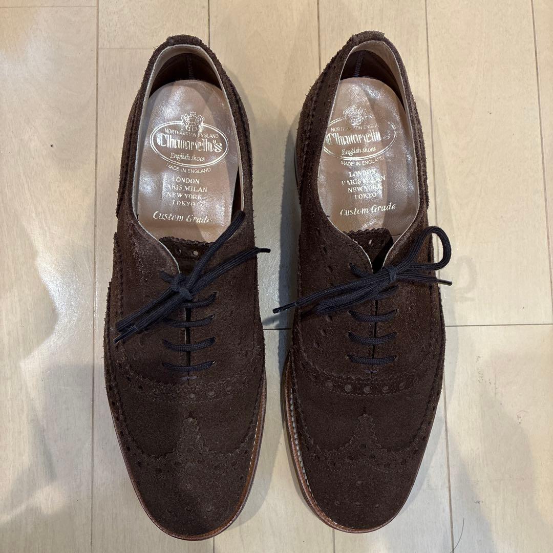 チャーチ バーウッド ウィングチップ ドレスシューズ 65F25.5cm・Church's