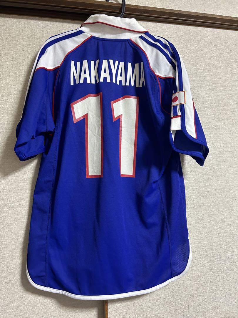 日本代表　2001年　オーセンティックユニフォーム　ホーム　中山雅史　11