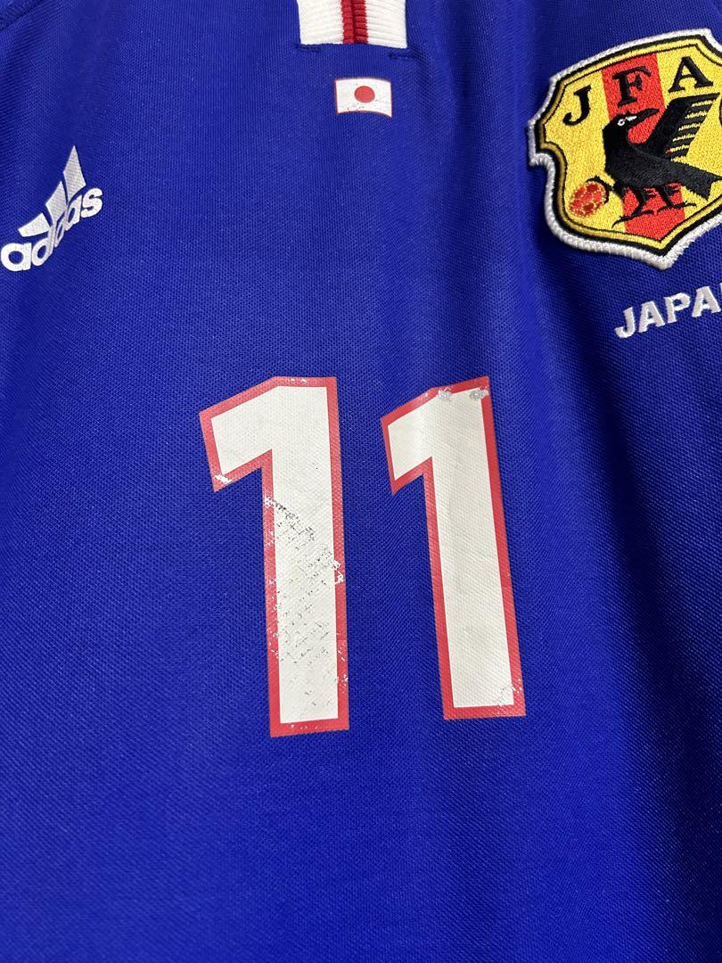 日本代表　2001年　オーセンティックユニフォーム　ホーム　中山雅史　11