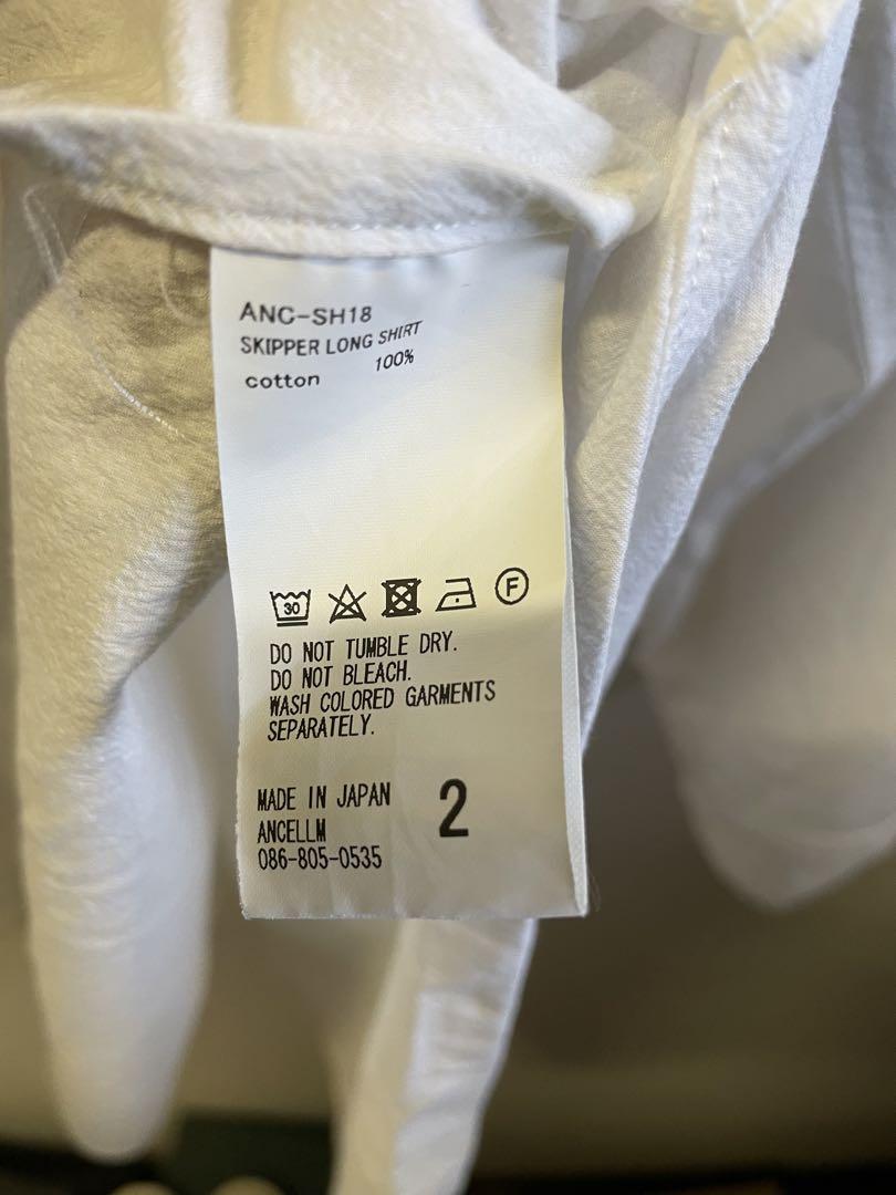 価格交渉可 【ANCELLM】skipper long shirt サイズ2